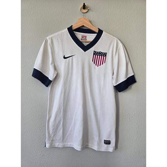 Nike USA Soccer Jersey Centennial 2013 Home White Men’s Small Dri-Fit Retro Kit - Picture 1 of 7